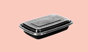 Black Base Rectangular Disposable